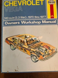 Haynes Chevrolet Vega Owners Workshop Manual 1970-1977 - Picture 1 of 2