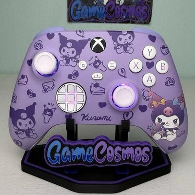 Sanrio Kuromi - Soft Violet - RGB LED - Custom Controller For Xbox Or PC - Image 1 of 4