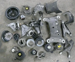 Soporte de transmisión de motor soporte cojinete rodillos tensores Audi A8 D3 4E 4,2 TDI - Imagen 1 de 5