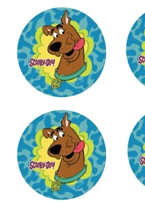 12 Scooby-Doo Party EDIBLE Cupcake Topper Scooby Snack Cookie Topper Cake Pop - Picture 1 of 2