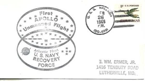WALDRON (DD-699) 26 Feb 1966 Locy Type 2T(n+u)(USS) Apollo Unmanned Atlantic - Picture 1 of 1