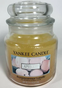 RARE Yankee Candle 14.5 Oz Jar Apricot Housewarmer Candle (Faded Label Front) - Bild 1 von 5