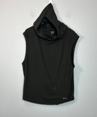 Oakley Para Mujer Marea Alta Cubrir Sin Mangas Ropa Activa Gimnasio Entrenamiento Sudadera con Capucha Yoga Foto 1 de 4