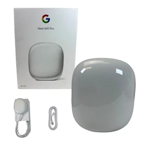 Google Nest Wifi Pro Wi-Fi 6E Router - 1 Pack (Fog) – 2200 Sq Ft Coverage - Zdjęcie 1 z 6
