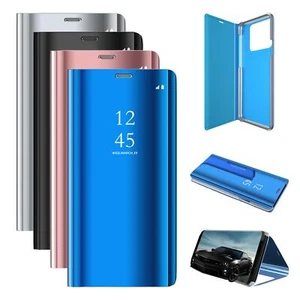 Housse de téléphone portable pour Xiaomi 14T / 14T Pro étui pour smartphone housse à rabat miroir de téléphone portable - Photo 1/39