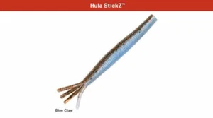 Z-Man Hula StickZ - Blue Craw - 6 Pack 4" Zman Soft Plastic  - Picture 1 of 1