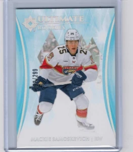 2023-24 Ultimate Collection Mackie Samoskevich Ultimate Rookies RC #'ed 092/299 - Imagen 1 de 1