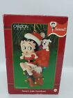 Vintage Betty Boop And Pudgy Christmas Ornament Santa Little Sweetheart