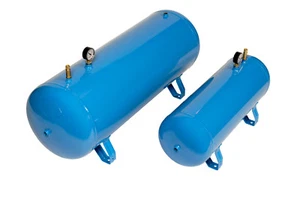 Horizontal Air Receivers / Tanks / Vessels 11 bar 10 - 500 litres Blue Paint - Picture 1 of 3