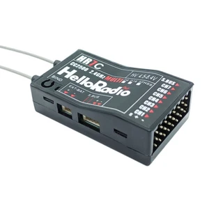 HelloRadio HR7E 8CH / HR7C 8CH ELRS 2.4G PWM Power Supply DC 4.5-7.4 V Receiver - Picture 1 of 7