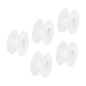 2.7" Garnspule 10Pack Nähmaschinen Spulen Plastik Leer Weben Spule Kette Weiß - Bild 1 von 5