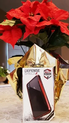 Чехол X-Doria Defense Shield для телефона iPhone XS Max военного класса, красный/черный - Изображение 1 из 4