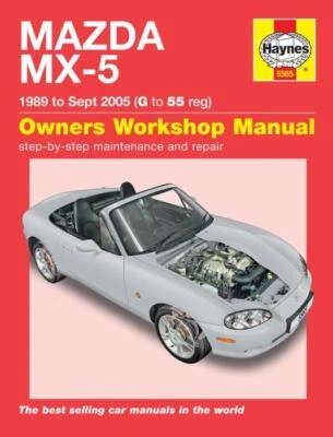 Mazda MX-5 Eunos 1989-2005 Haynes Manuale Officina Manuale di Servizio Ripara... - Immagine 1 di 4