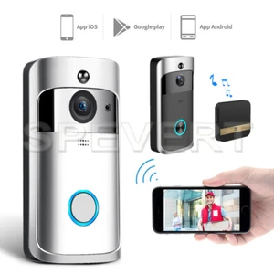 Sans fil WiFi Vidéo sonnette Smart Phone Porte Anneau Interphone Sécurité Caméra - Bild 1 von 31