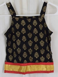 DIAMO Baby Girls' Traditional Lehenga Choli Top & Skirt Set Size 18 - Picture 1 of 2