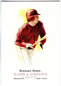 2007 Topps Allen and Ginter #5 Stephen Drew SP