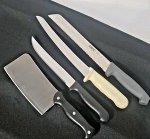 Set of 4 Restaurant Kitchen Knives - Dexter-Russel, BergHOFF Hackmesser, & more - Picture 1 of 7