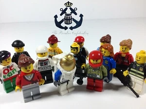 Lego x13 System, City, Town Minifigures Police, Workers, Space, Misc. Lot 2 - Picture 1 of 4