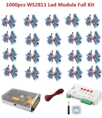 DC 5V WS2811 Full Color LED Pixels String Lights Digital Addressable Module kit - Image 1 of 4