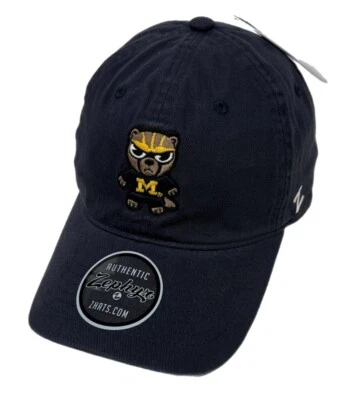 Zephyr NCAA Michigan Wolverines “Shibuya" Unstructured Curved Bill ADJ Hat NWT - Image 1 of 4