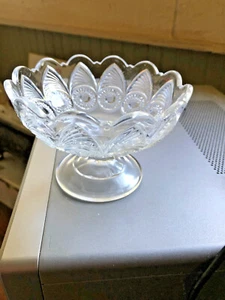 Pfauenfeder Muster Glas Bonboniere - Bild 1 von 2