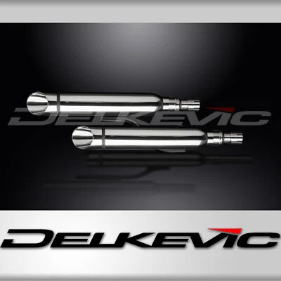 Yamaha XVS1100 A 1998-2013 Kit de silenciador de escape de acero inoxidable de corte de barra deslizable de 16" Foto 1 de 4