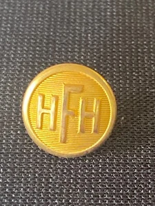 Monogram HFH Gold Uniform Button size 5/8” Superior Quality - Picture 1 of 5