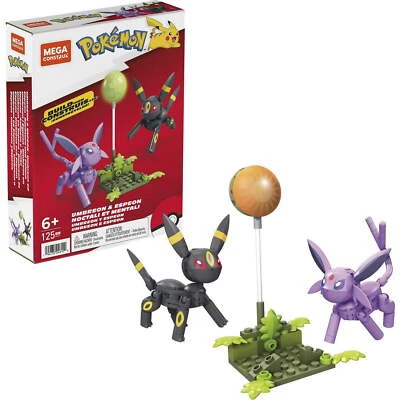 MEGA Construx Pokemon Buildable Figures 2-Pack (UMBREON, ESPEON) BRAND NEW! - Image 1 of 4