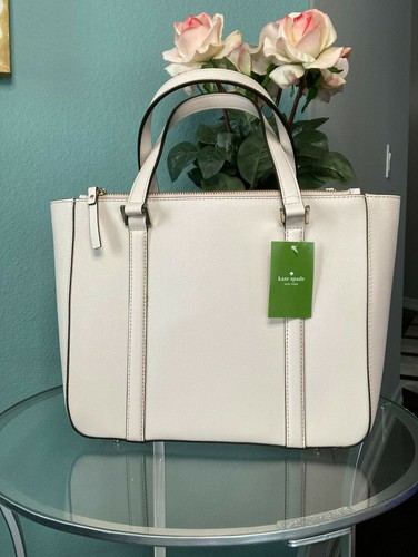 Borsa Kate Spade New York Newbury Lane Cadene nuova con etichette in pelle saffiano ciottoli