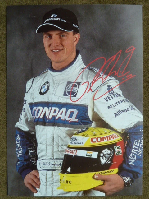 -ah- Ralf Schumacher (GER), Autogrammkarte Formel 1 (Unterschrift gedruckt) I - Bild 1 von 1