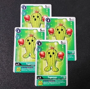 4x Togemon - Common - EX1-036 C - Digimon TCG Playset - Green - NM/M - Picture 1 of 1