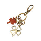 1pc shamrock keychain Pendant Bag Keyring St. Patricks Day Shamrock Keychain