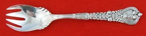 FLORENTINE by TIFFANY Sterling Silver ICE CREAM FORK, 5 3/8", Mono - Picture 1 of 4