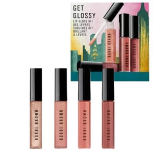 NIB, Bobbi Brown, Get Glossy 4 Lip Gloss Set (0.4 ml/each) - Picture 1 of 5