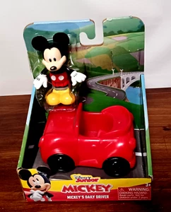 Mickey's Daily Driver Posable Mickey Mouse con Coche Rojo Juguete Nuevo Disney Junior - Imagen 1 de 2