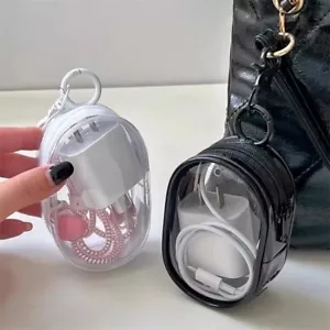 Charging Cable Storage Bag Waterproof Cable Organiser Box Mobile Phone Charger - Picture 1 of 5