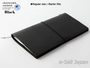 Cuaderno de viajero / Tamaño regular negro / Número de modelo #13714006 ¡Nuevo! - Imagen 1 de 9