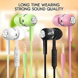 S12 Sports Universal Subwoofer In-Ear Wire-Controlled Microphone Headset Earbuds