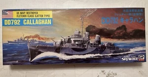 Skywave Pit-Road US Destroyer DD792 Callaghan, Fletcher Class, W-1, 1/700 Sealed - Bild 1 von 9