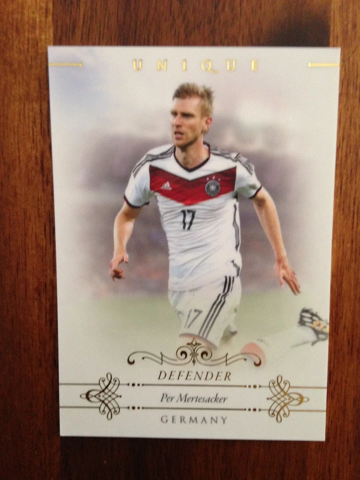 2015 Futera Unique Football Soccer Card Germany PER MERTESACKER Mint  - Image 1 of 1