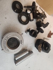 Vintage Ilex No. 4 Universal Shutter w/ misc unknown camera parts & lenses - Picture 1 of 17