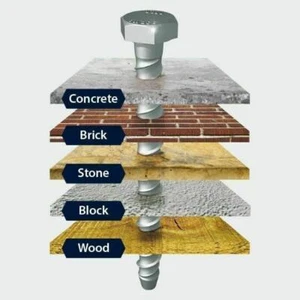 TIMCO MULTI FIX M6 M8 M10 M12 M16 GEMAUERBETONBOLZEN DONNERBOLZEN ANKER - Bild 1 von 10
