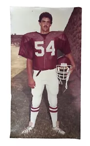 Vtg 1980s Richard Agee Perry Oklahoma High School Football Player Photo 18 x 10" - Picture 1 of 2