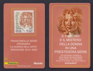 Tessera Filatelica La Donna nell'Arte 2002 - Imagen 1 de 1