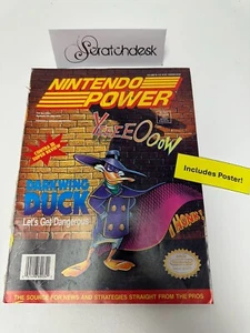 NINTENDO POWER Magazine May 1992 Volume 36 - DARKWING DUCK & SIMPSONS Poster - Picture 1 of 6