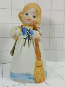 JASCO Merri-Bells Campanella da Collezione Ragazza con Scopa #382 - Foto 1 di 3
