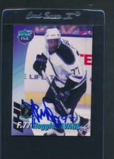 1995 Split Second Reggie Savage Knights Signed Auto *D7143