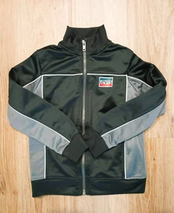Levi's Boys Color Block Jacket 4-5 Black and Gray Zip Up Front - Picture 1 of 6