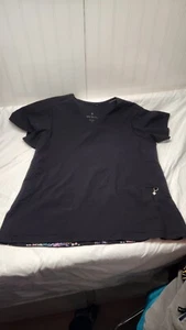 Vera Bradley Damengröße M schwarz Peeling Top Fronttaschen Krankenschwester Uniform Anhänger - Bild 1 von 4