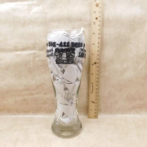 Vaso Pilsner Dick's Last Resort Big Ass Beer San Antonio Texas 9" de alto 24 oz - Imagen 1 de 8